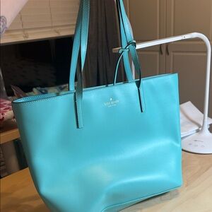 Kate Spade Aqua Blue Tote Bag